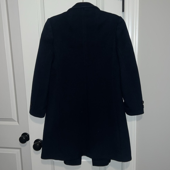 100% Wool Vintage Cassidy Pea Coat Jacket size 8 Navy Classic Timeless Style - Picture 2 of 12